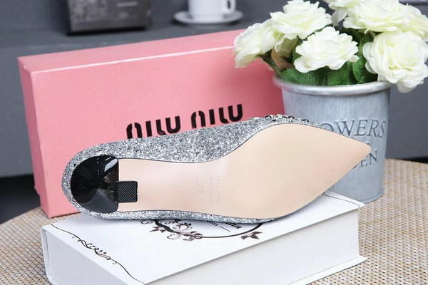 MIUMIU Shallow mouth stiletto heel Shoes Women--006